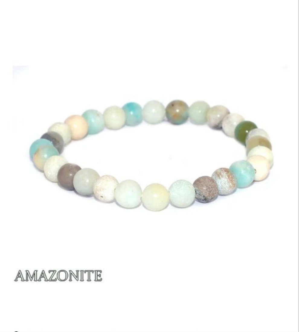 Bracelet pierres naturelles 8 mm - Amazonite