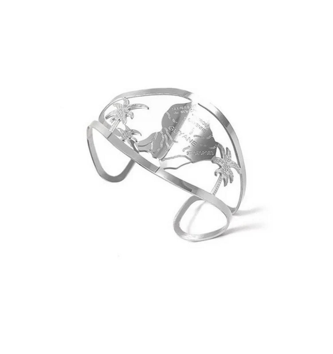 Bague en Acier 316 - Guyane - couleur argent