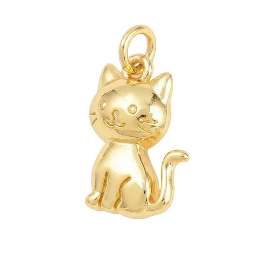 Pendentif breloque petit chaton
