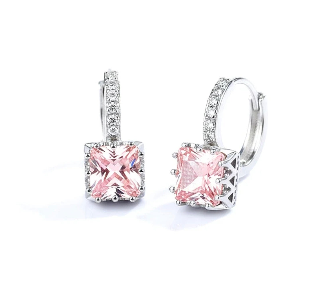 Boucles d'oreilles femme argent 925 tombante Marie-Dominique