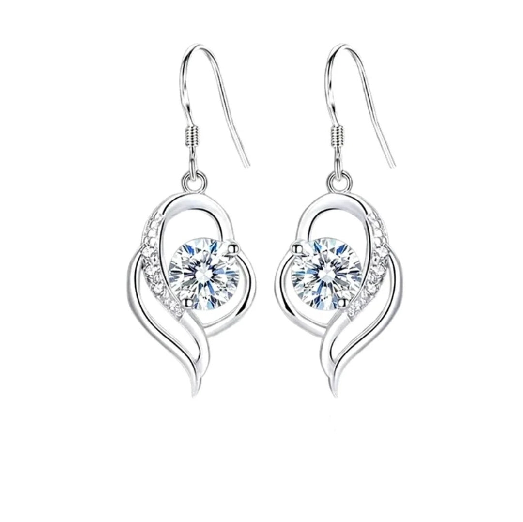 Boucles d'oreilles femme argent 925 tombante Bérengère