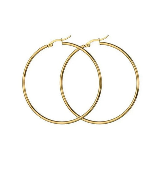 Boucles d'oreilles femme Créoles 50 mm