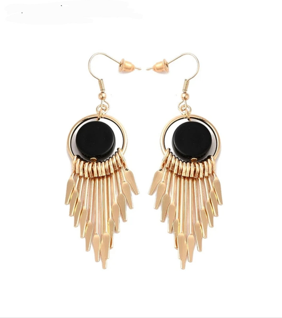 Boucles d'oreilles fantaisie tombantes