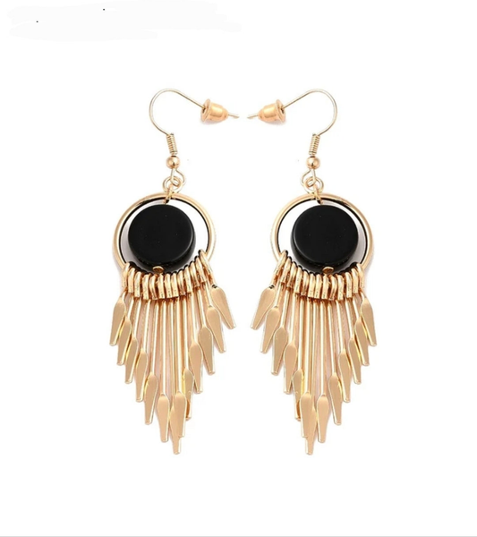 Boucles d'oreilles fantaisie tombantes