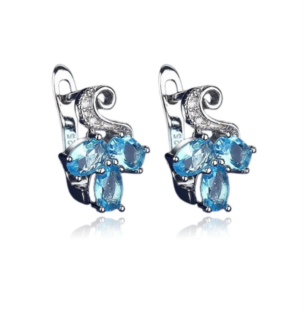 Boucles d'oreilles femme argent 925 Anna