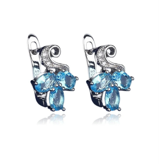 Boucles d'oreilles femme argent 925 Anna