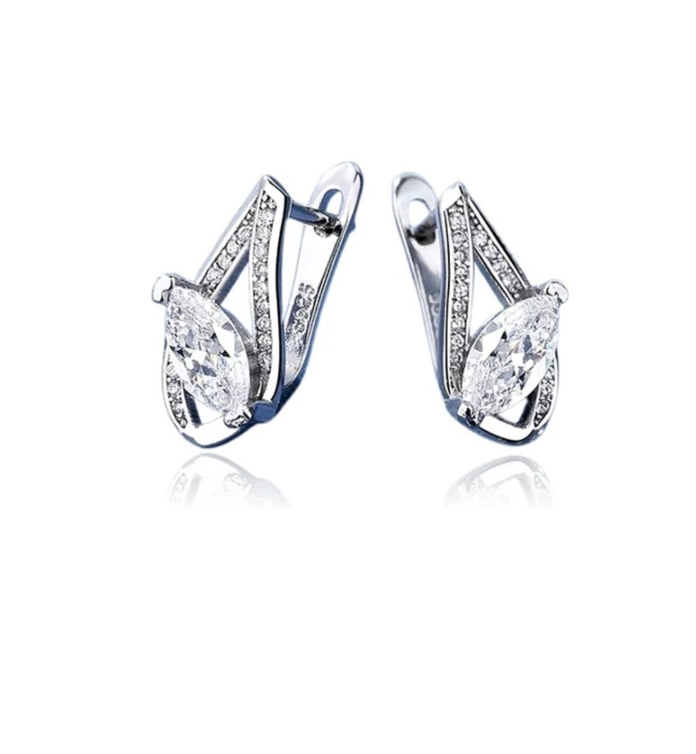 Boucles d'oreilles femme argent 925 Cécile