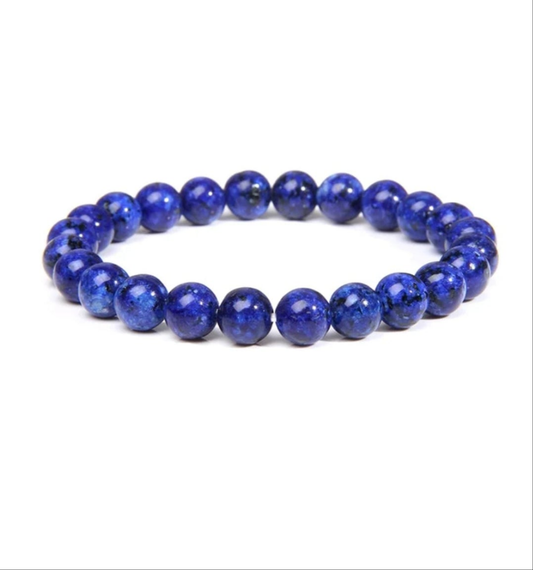 Bracelet pierre naturelle 8 mm - Lapis lazuli