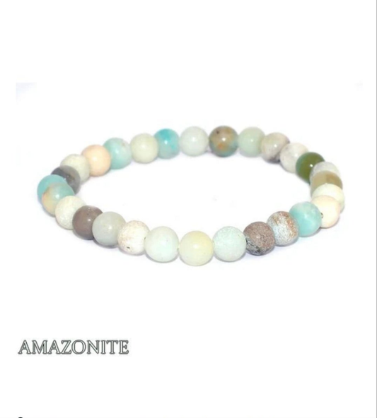 Bracelet pierres naturelles 8 mm - Amazonite