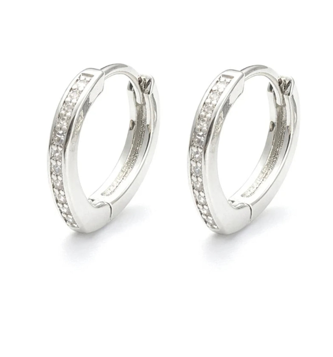 Boucles d'oreilles femme Créoles dorées à l'or fin