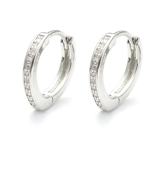 Boucles d'oreilles femme Créoles dorées à l'or fin