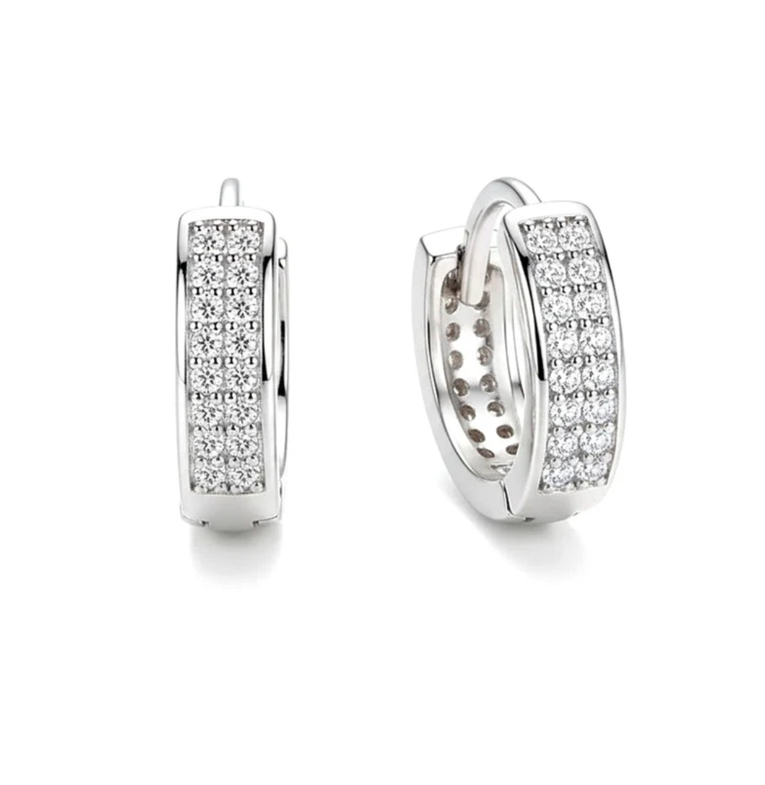 Boucles d'oreilles femme argent 925 Créoles Alexine