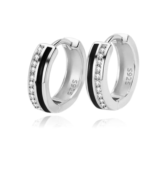 Boucles d'oreilles femme argent 925 Créoles Zuzana