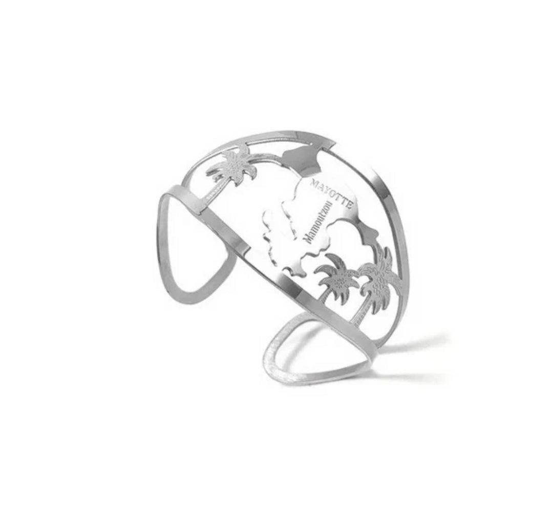 Bague acier 316 argent  - Mayotte