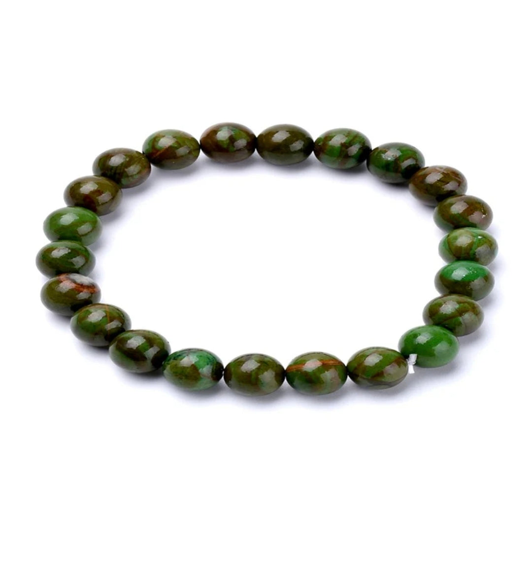 Bracelet pour homme ou femme - Pierre naturelle jade vert