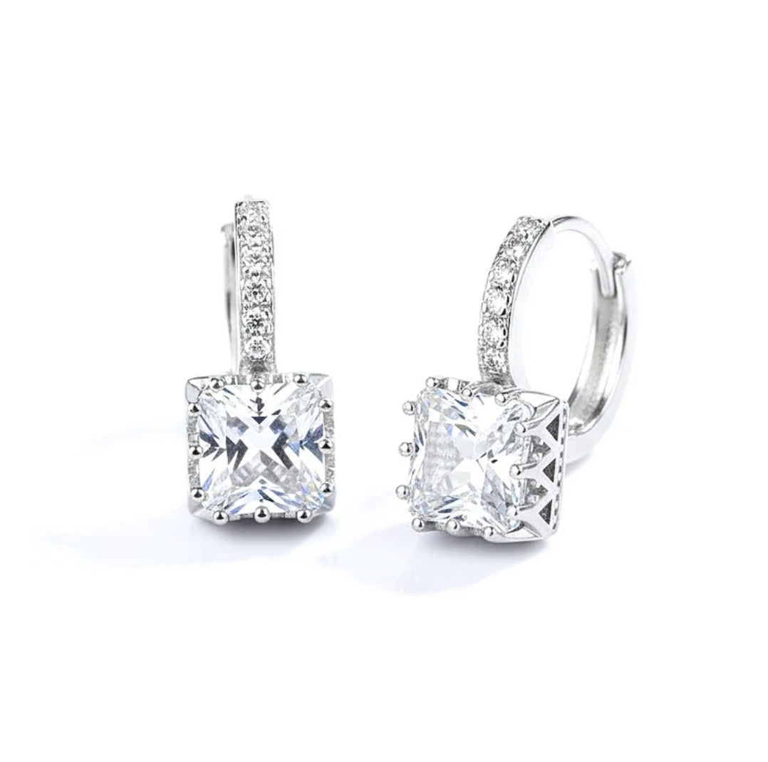 Boucles d'oreilles femme argent 925 tombante Marie-Sophie