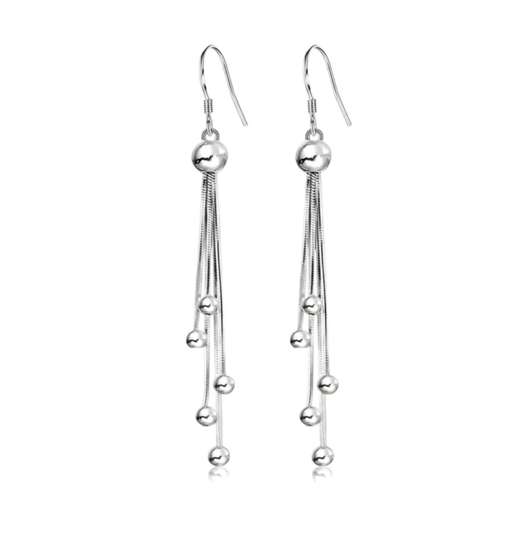 Boucles d'oreilles femme argent 925 tombante Armelle