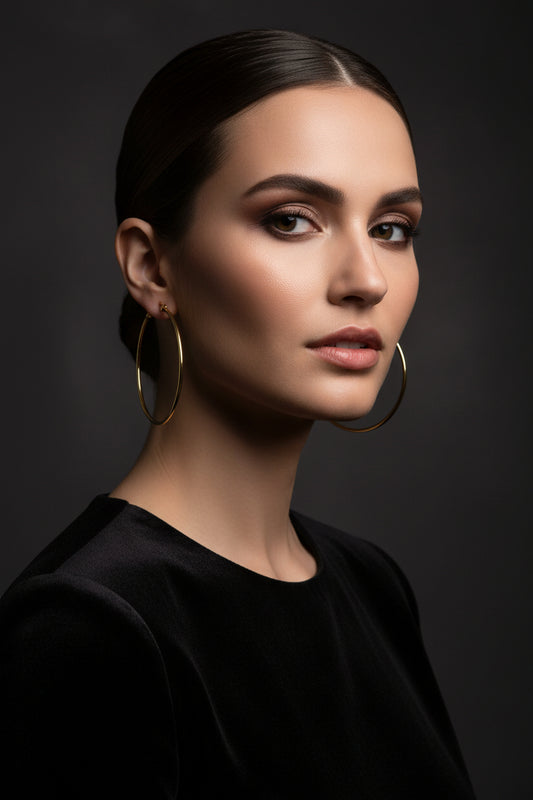 Boucles d'oreilles femme Créoles 50 mm