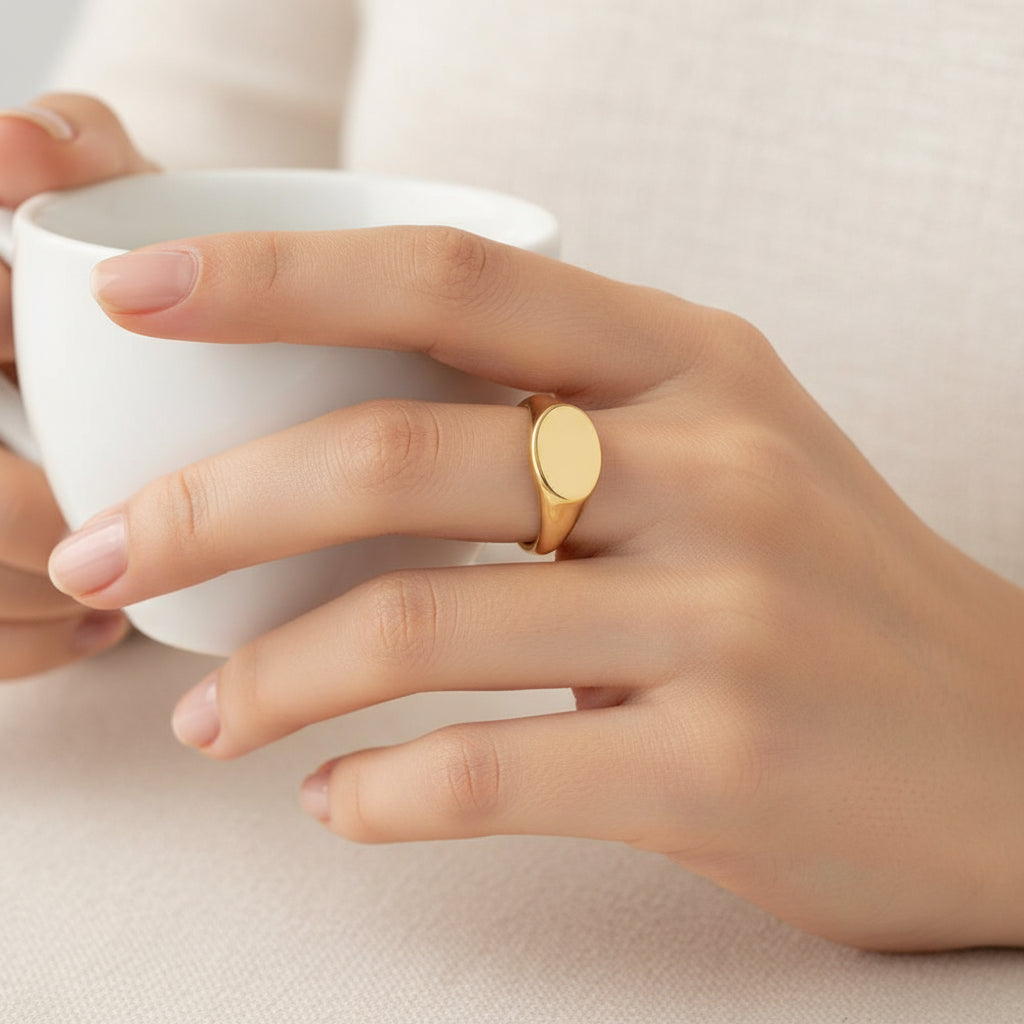 Bague femme acier inoxydable argentée ouverte