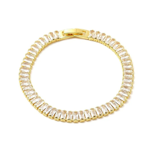 Bracelet pour femme - zirconiums blanc
