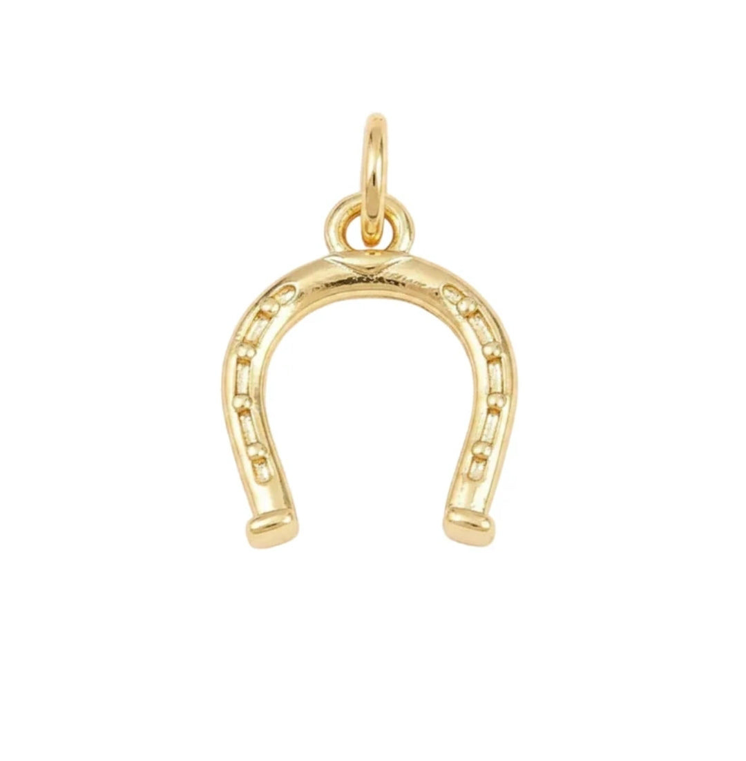 Pendentif breloque petit fer à cheval