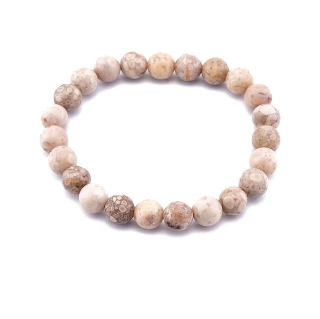 Bracelet pour homme ou femme - pierre naturelle 6 mm - Maifanite