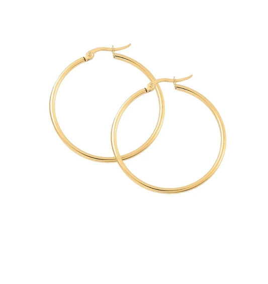 Boucles d'oreilles femme Créoles 40*2 mm